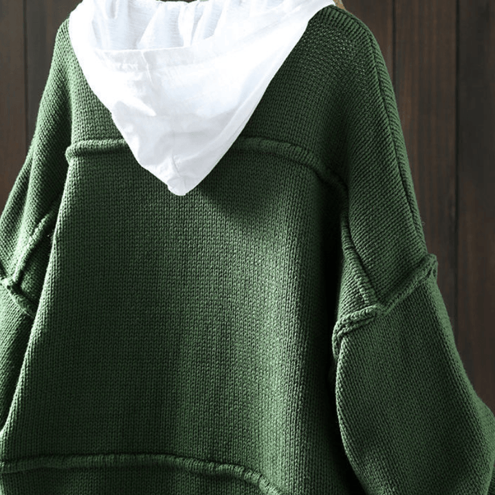M-4XL 6色展開 人気集中アイテム シンプル 秋冬 シングルブレスト レディース 体型カバー 着痩せ カーディガン#1443 - DARCYWEAR
