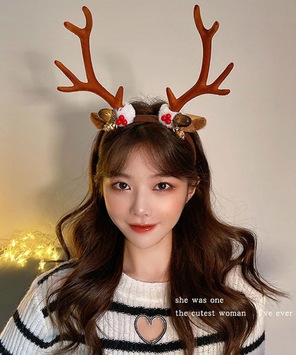 Darcywear レディース クリスマス 韓国風 おしゃれ 可愛い 鹿角 ファッション 着回し ヘアアクセサリー