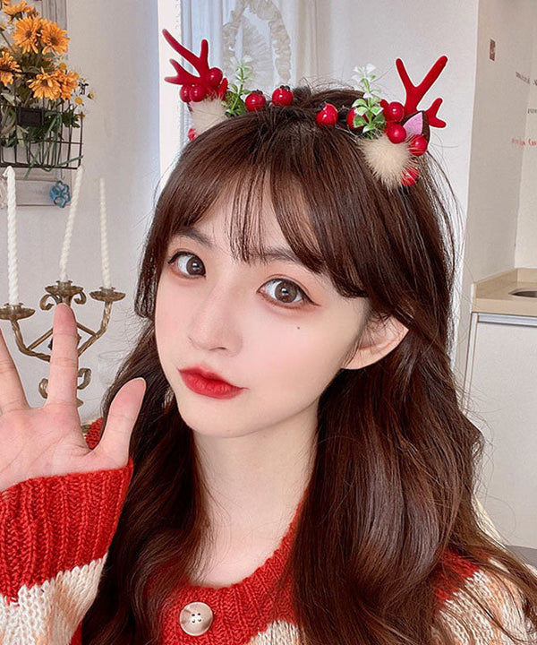 Darcywear レディース クリスマス 韓国風 おしゃれ 可愛い 鹿角 ファッション 着回し ヘアアクセサリー